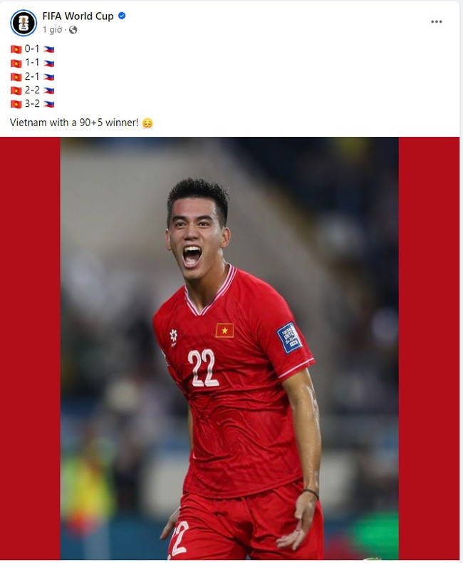ĐT Việt Nam được FIFA và AFC khen ngợi sau chiến thắng kịch tính, Tiến Linh nhận vinh dự lớn - Ảnh 2.