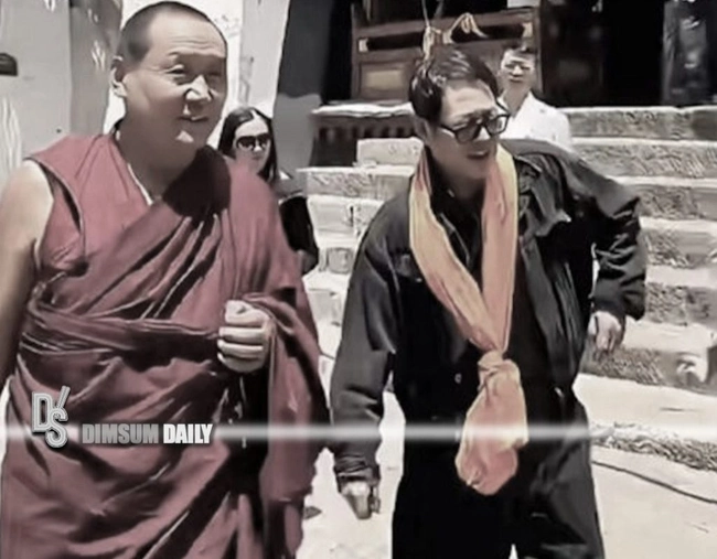 Lý Liên Kiệt bị chỉ trích vì nhảy múa trong khóa tu tâm linh ở Tây Tạng - Ảnh 1.