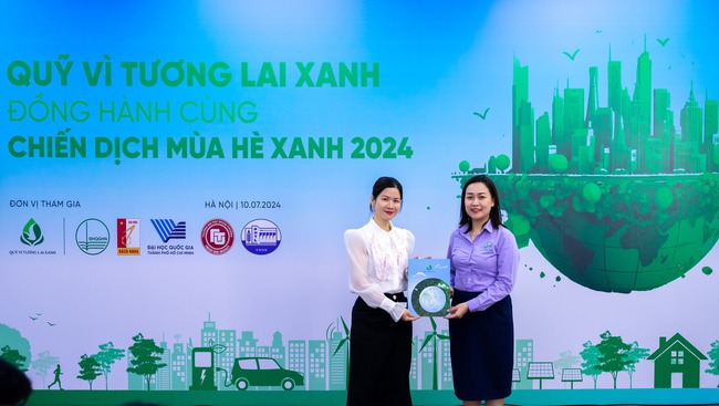 Quỹ Vì tương lai xanh đồng hành cùng chiến dịch mùa hè xanh 2024 - Ảnh 1.