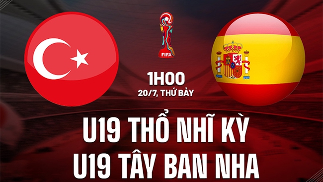 U19 Thổ Nhĩ Kỳ vs U19 Tây Ban Nha