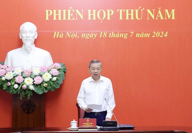 Chủ tịch nước Tô Lâm chủ trì Phiên họp thứ 5 Hội đồng Quốc phòng và An ninh - Ảnh 2.