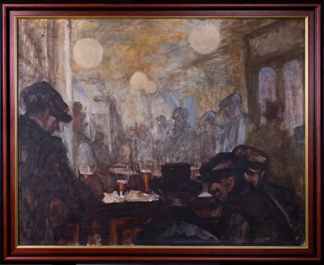 Bức chân dung tự họa ẩn giấu của Norman Cornish - Ảnh 4.