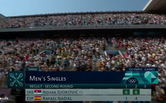 Đánh bại kình địch Nadal chỉ sau 2 set, Djokovic tiếp tục hành trình tìm vàng ở Olympic - Ảnh 2.