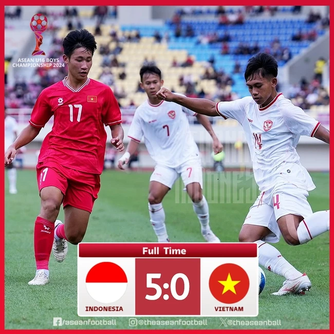 Tuyển trẻ Việt Nam thua 0-5 chủ nhà Indonesia ở trận tranh tranh hạng ba giải Đông Nam Á - Ảnh 1.