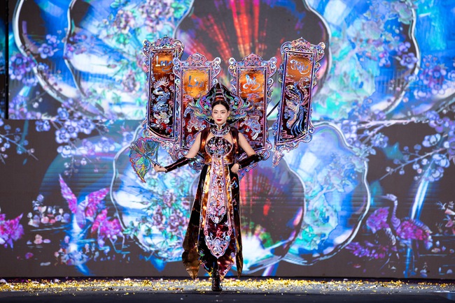 Mãn nhãn trước sân khấu hoành tráng, trang phục ấn tượng của National Costume Miss Grand Vietnam 2024 - Ảnh 1.