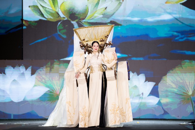 Mãn nhãn trước sân khấu hoành tráng, trang phục ấn tượng của National Costume Miss Grand Vietnam 2024 - Ảnh 3.