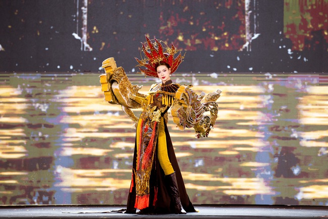 Mãn nhãn trước sân khấu hoành tráng, trang phục ấn tượng của National Costume Miss Grand Vietnam 2024 - Ảnh 2.