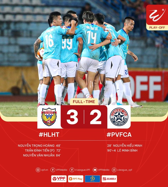 ‘Người không phổi’ của ĐT Việt Nam ghi bàn, Hà Tĩnh trụ hạng thành công khi thắng PVF-CAND 3-2 - Ảnh 2.