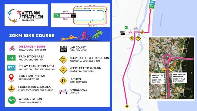 100 VĐV tranh tài ở giải vô địch quốc gia Triathlon Việt Nam 2024 - Ảnh 1.