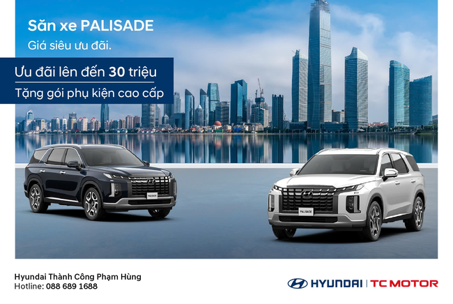 Ưu đãi lên tới 30 triệu khi mua Palisade tại Hyundai Thành Công Phạm Hùng - Ảnh 1.