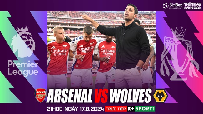 Nhận định, soi tỷ lệ Arsenal vs Wolves (21h00,17/8), ngoại hạng Anh  - Ảnh 1.