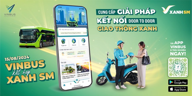 VinBus và Xanh SM phối hợp &quot;đón tận cửa - đưa tận nơi&quot; từng hành khách - Ảnh 1.