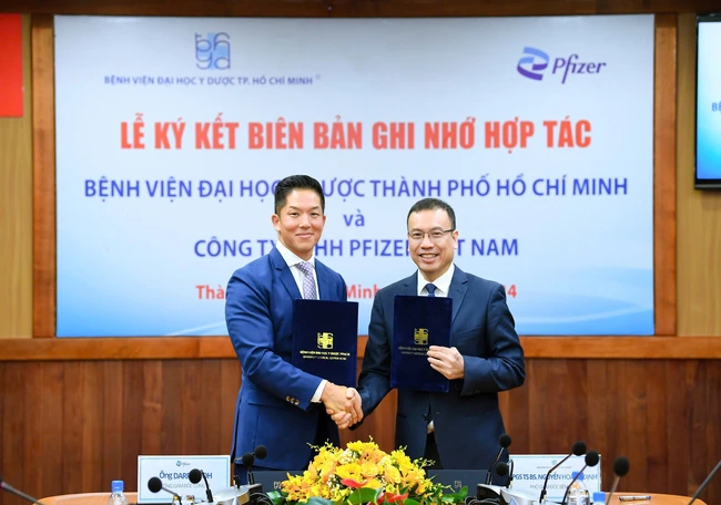 Pfizer Việt Nam cùng Bệnh viện Thống Nhất và Bệnh viện Đại học Y Dược TP. HCM hợp tác hỗ trợ giải quyết các thách thức lớn của ngành y tế Việt Nam - Ảnh 1.