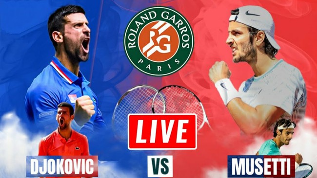 Link xem trực tiếp Djokovic vs Musetti