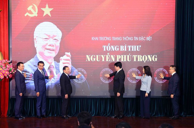 Khai trương Trang thông tin đặc biệt Tổng Bí thư Nguyễn Phú Trọng - Nhà lãnh đạo có tâm, có tầm của Đảng - Ảnh 3.