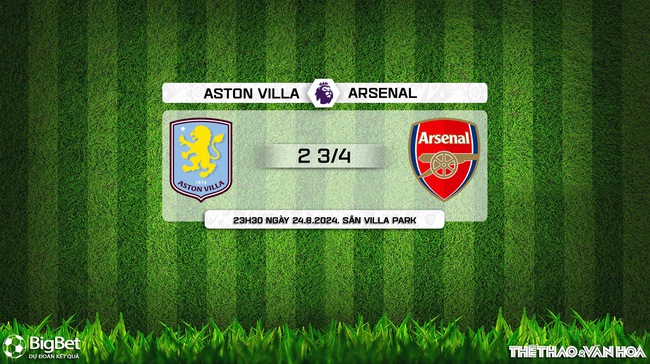 Nhận định, soi tỷ lệ Aston Villa vs Arsenal (23h30, 24/8), vòng 2 Ngoại hạng Anh - Ảnh 7.