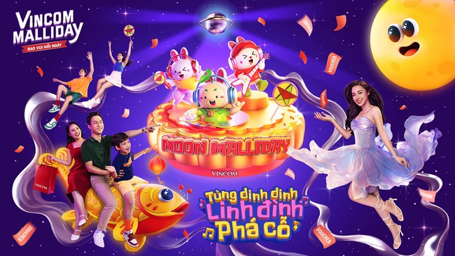 Vincom khởi động Lễ hội trung thu 2024 &quot;Moon Malliday - Tùng dinh dinh, linh đình phá cỗ&quot;  - Ảnh 1.