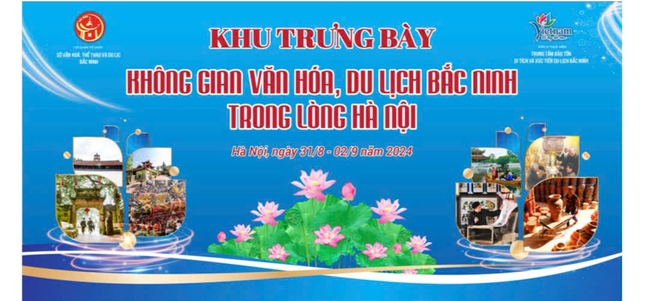 Bắc Ninh tổ chức khu trưng bày &quot;Không gian văn hóa, du lịch Bắc Ninh trong lòng Hà Nội&quot; tại Làng Văn hóa - Du lịch các dân tộc Việt Nam dịp quốc khánh 2/9 năm 2024 - Ảnh 1.