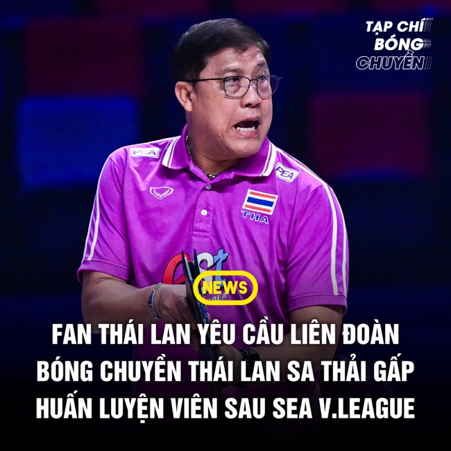 Thực hư chuyện CĐV Thái Lan đòi sa thải HLV dù đội nhà thắng Việt Nam ở SEA V.League 2024 - Ảnh 1.