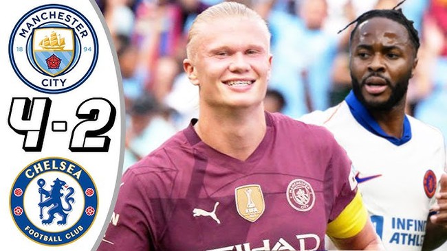 Haaland rực sáng với hat-trick, Man City đánh bại Chelsea trong trận cầu mưa bàn thắng - Ảnh 2.