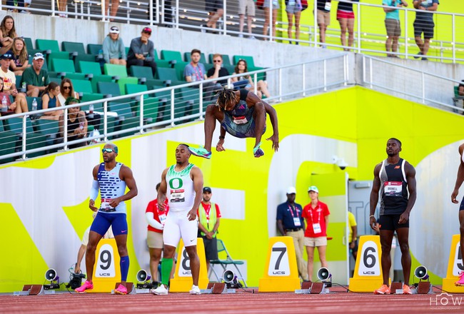 Màn khởi động nhảy lên không trung của HCV 100m nam gây sốt Olympic Paris - Ảnh 3.