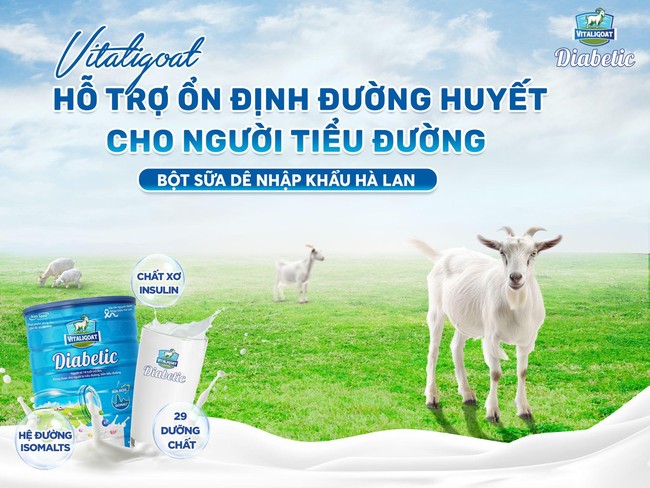 Vitaligoat Diabetic - Giải pháp bổ sung dinh dưỡng cho người tiểu đường hiệu quả - Ảnh 3.