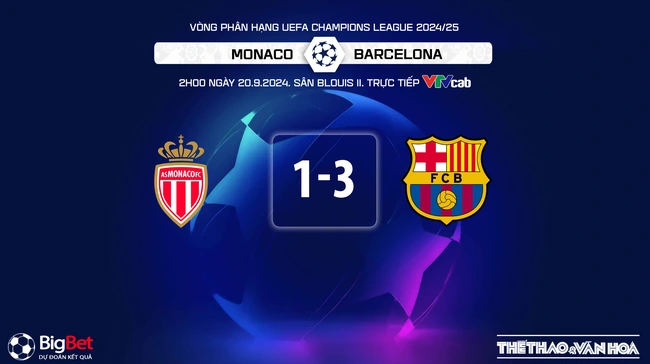 Monaco vs Barcelona