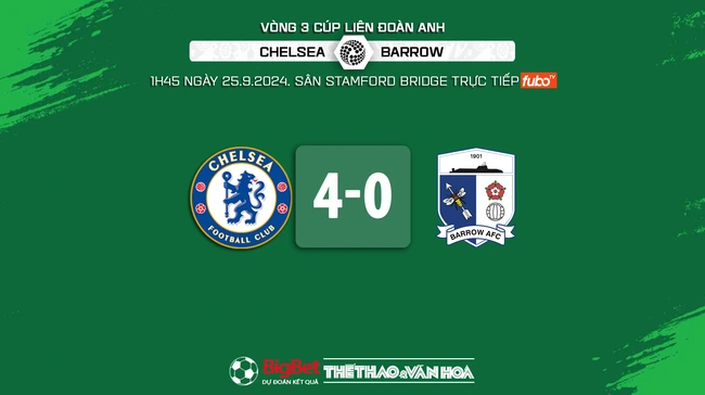 Nhận định, soi tỷ lệ Chelsea vs Barrow (1h45, 25/9), vòng 3 cúp Liên đoàn - Ảnh 6.