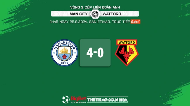 Nhận định, soi tỷ lệ Man City vs Watford (1h45, 25/9), vòng 3 Cúp Liên đoàn Anh - Ảnh 7.