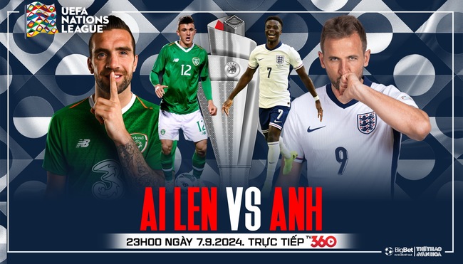 Nhận định, soi tỷ lệ Ireland vs Anh (23h00, 7/9), UEFA Nations League - Ảnh 1.