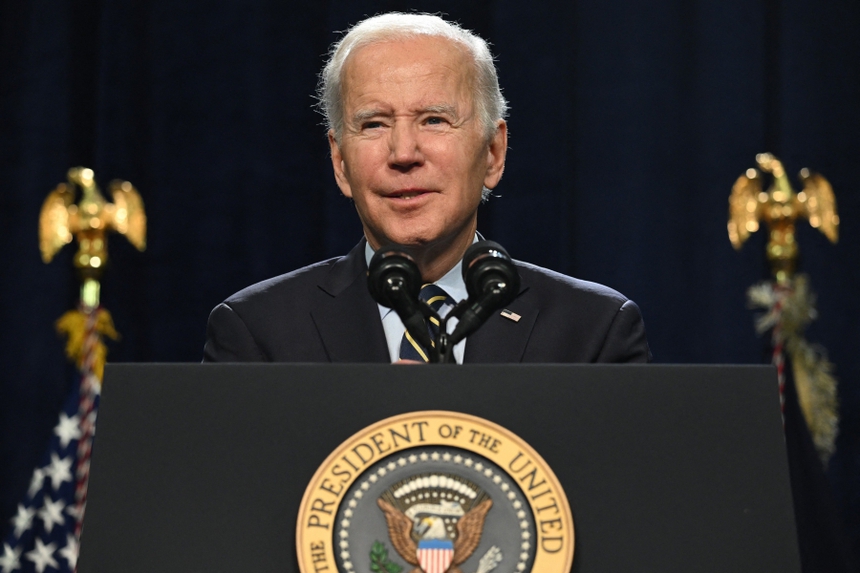 Tổng thống Mỹ Joe Biden thông báo kế hoạch tái tranh cử - Ảnh 2. Tổng thống Mỹ Joe Biden thông báo kế hoạch tái tranh cử - Ảnh 2.