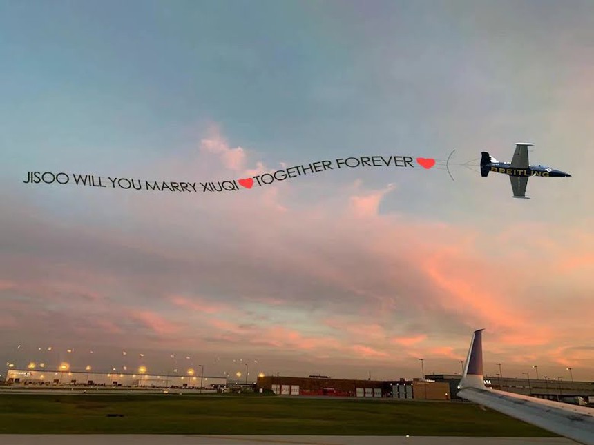 Fan Trung Quốc của Jisoo Blackpink chịu chi để 'cầu hôn' người đẹp - Ảnh 6.