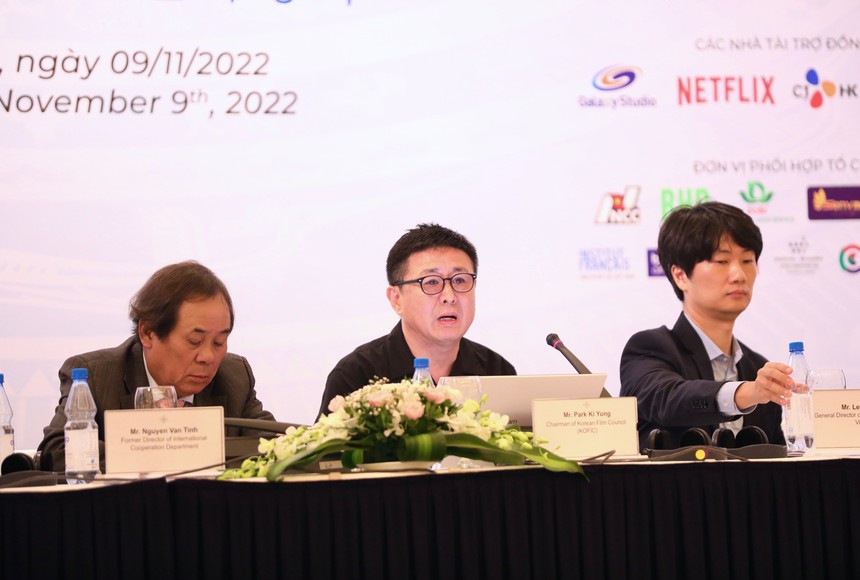 Liên hoan phim Quốc tế Hà Nội lần thứ VI: Hội thảo 'Tiêu điểm điện ảnh Hàn Quốc' - Học hỏi từ nền điện ảnh hàng đầu châu Á - Ảnh 2. Liên hoan phim Quốc tế Hà Nội lần thứ VI: Hội thảo 'Tiêu điểm điện ảnh Hàn Quốc' - Học hỏi từ nền điện ảnh hàng đầu châu Á - Ảnh 2.