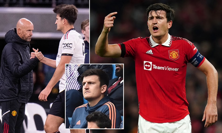 MU: Ten Hag xem xét bán Harry Maguire - Ảnh 2. MU: Ten Hag xem xét bán Harry Maguire - Ảnh 2.