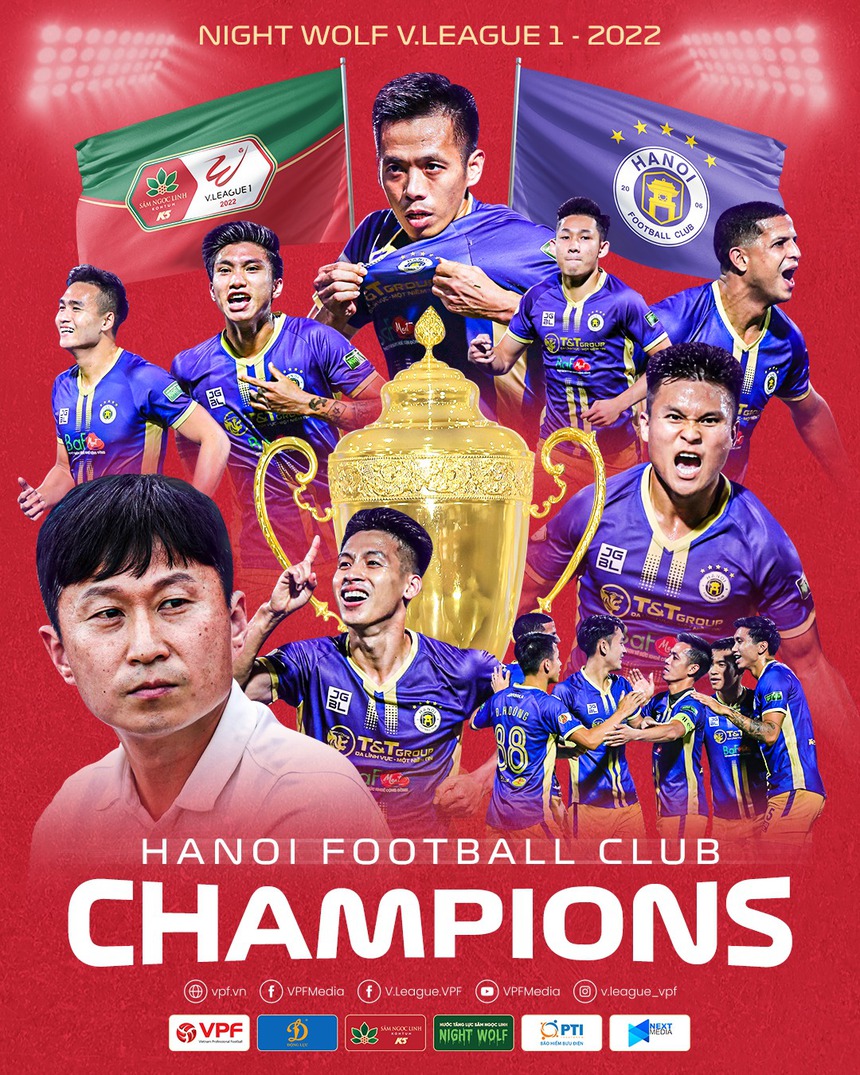 "Dành cả thanh xuân để vô địch", Hà Nội FC nhận mưa lời khen - Ảnh 2.