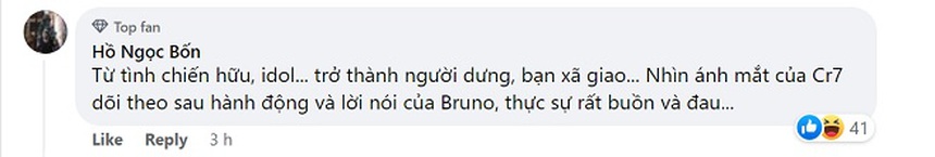 Ronaldo tỏ thái độ khác lạ với Bruno Fernandes - Ảnh 3. Ronaldo tỏ thái độ khác lạ với Bruno Fernandes - Ảnh 3.