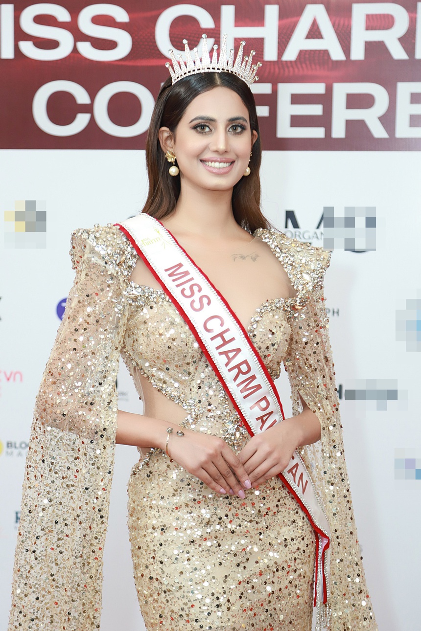 Dàn Hoa - Á hậu đọ sắc trên thảm đỏ Miss Charm: Lan Khuê quyền lực, thần thái lấn át Thảo Nhi Lê - Kim Duyên - Ảnh 7.