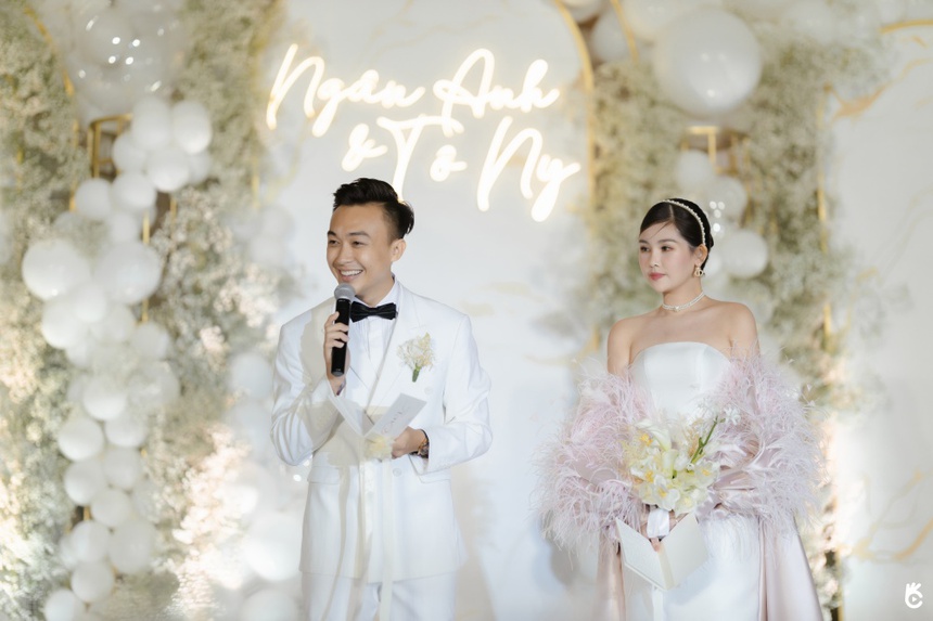 Lan Khuê và sao Việt đổ bộ tiệc cưới của Hoa hậu Ngân Anh, 1 nhân vật trong dàn phụ dâu gây bất ngờ  - Ảnh 8.