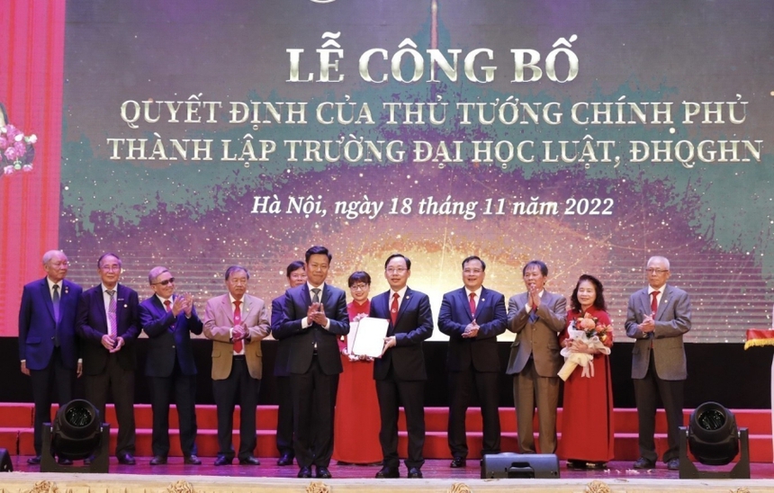 Công bố thành lập Trường Đại học Luật – Đại học Quốc gia Hà Nội - Ảnh 2.