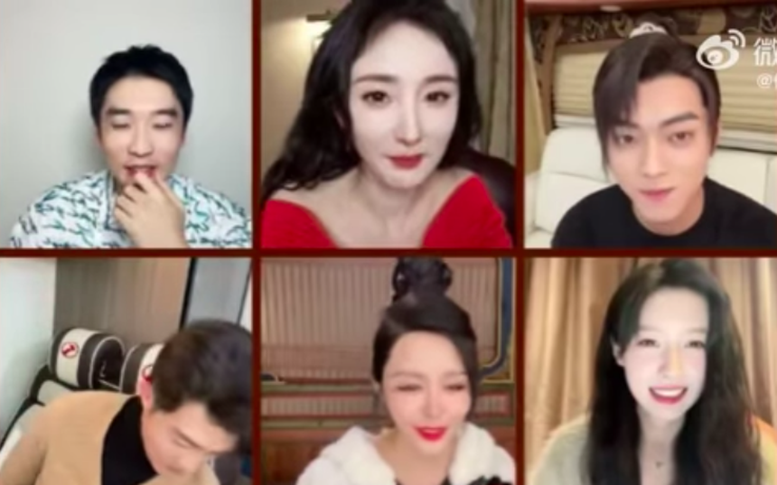 Dương Mịch - Hứa Khải livestream quảng bá phim, lộ cả nhan sắc thực  - Ảnh 4.