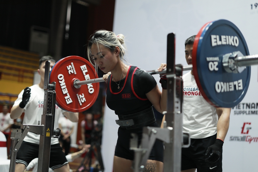 Powerlifting là môn thể thao mới được du nhập vào Việt Nam