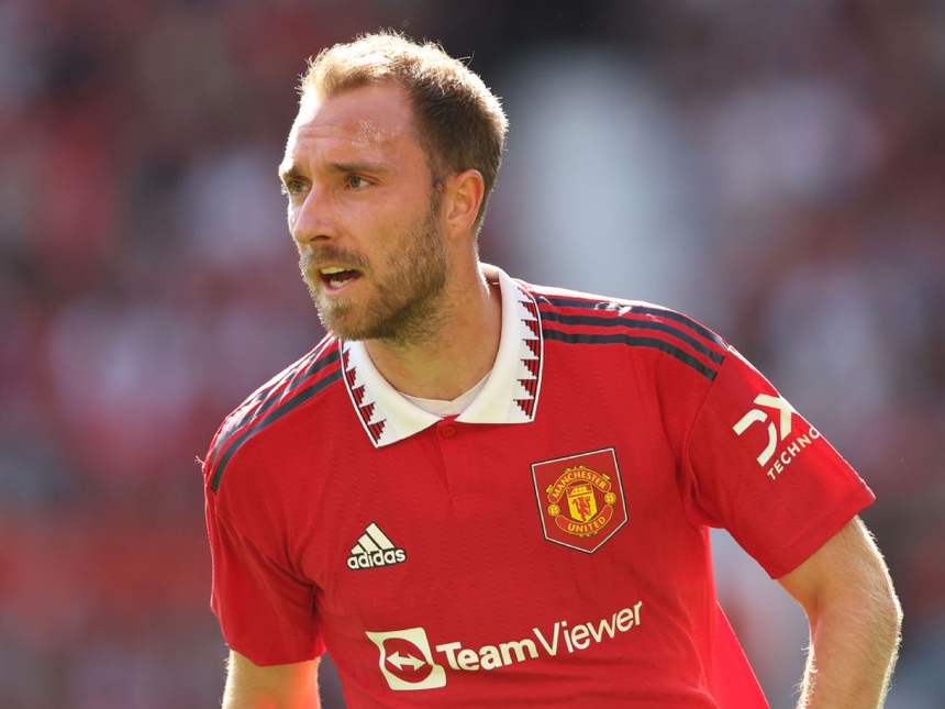Eriksen có thể sẽ được HLV Erik Ten Hag đẩy lên chơi ở vị trí số 10