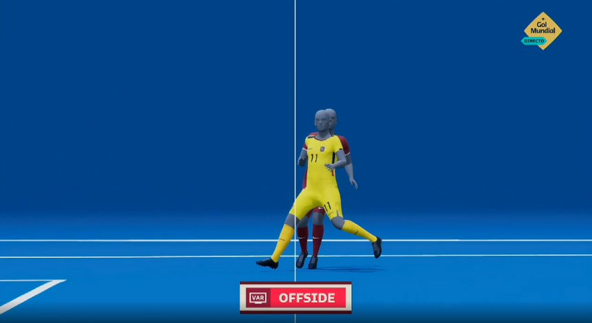 Lịch sử: Quả bóng tham gia bắt việt vị, huỷ bàn thắng ở trận khai mạc World Cup 2022 - Ảnh 1. Lịch sử: Quả bóng tham gia bắt việt vị, huỷ bàn thắng ở trận khai mạc World Cup 2022 - Ảnh 1.