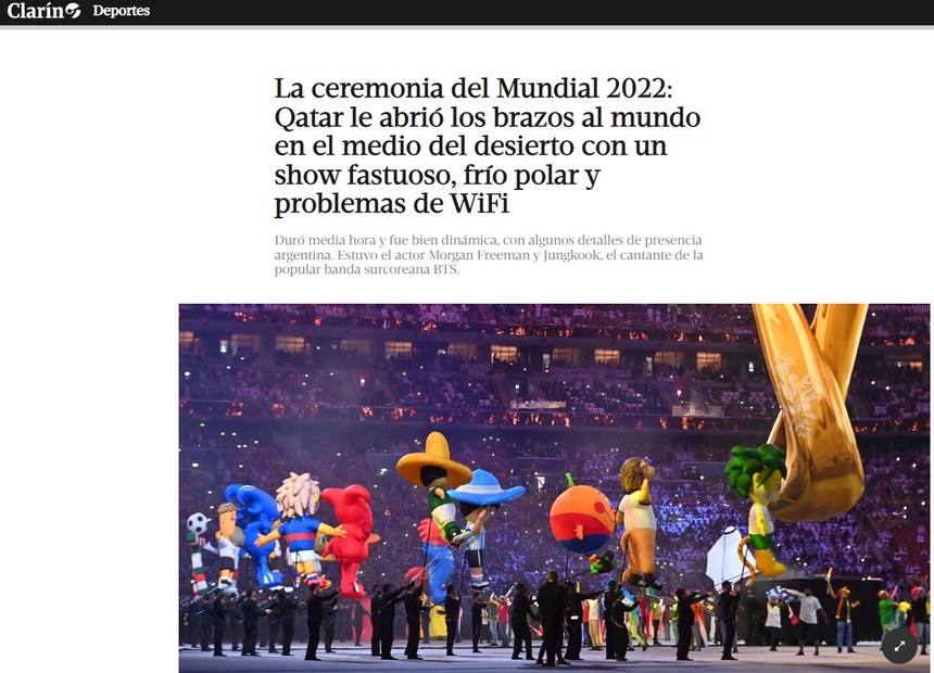 Truyền thông thế giới nói gì về lễ khai mạc World Cup 2022? - Ảnh 7.