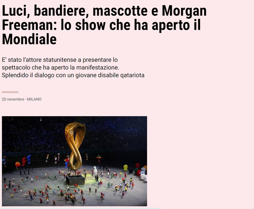 Truyền thông thế giới nói gì về lễ khai mạc World Cup 2022? - Ảnh 9.