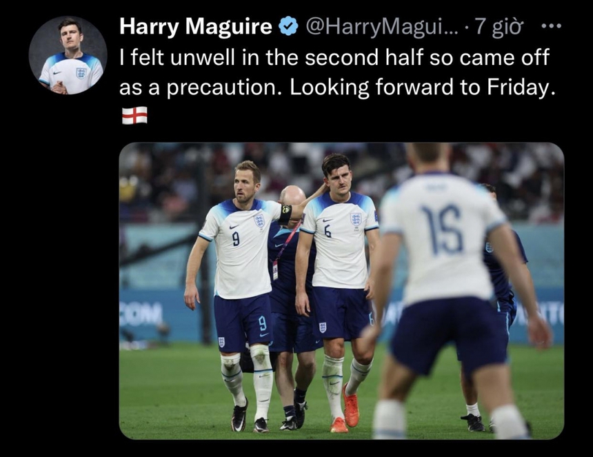 Tin nóng bóng đá chiều ngày 22/11: Maguire bị ốm sau chiến thắng của tuyển Anh - Ảnh 2.