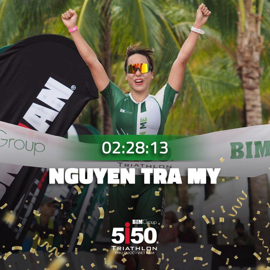 VĐV Nguyễn Trà My gây tiếng vang ở 3 môn thể thao phối hợp - Ảnh 1. VĐV Nguyễn Trà My gây tiếng vang ở 3 môn thể thao phối hợp - Ảnh 1.