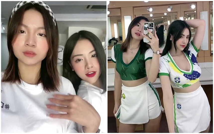 Những khoảnh khắc đọ sắc không có trên sóng truyền hình của dàn mỹ nhân Nóng cùng World Cup  - Ảnh 8.