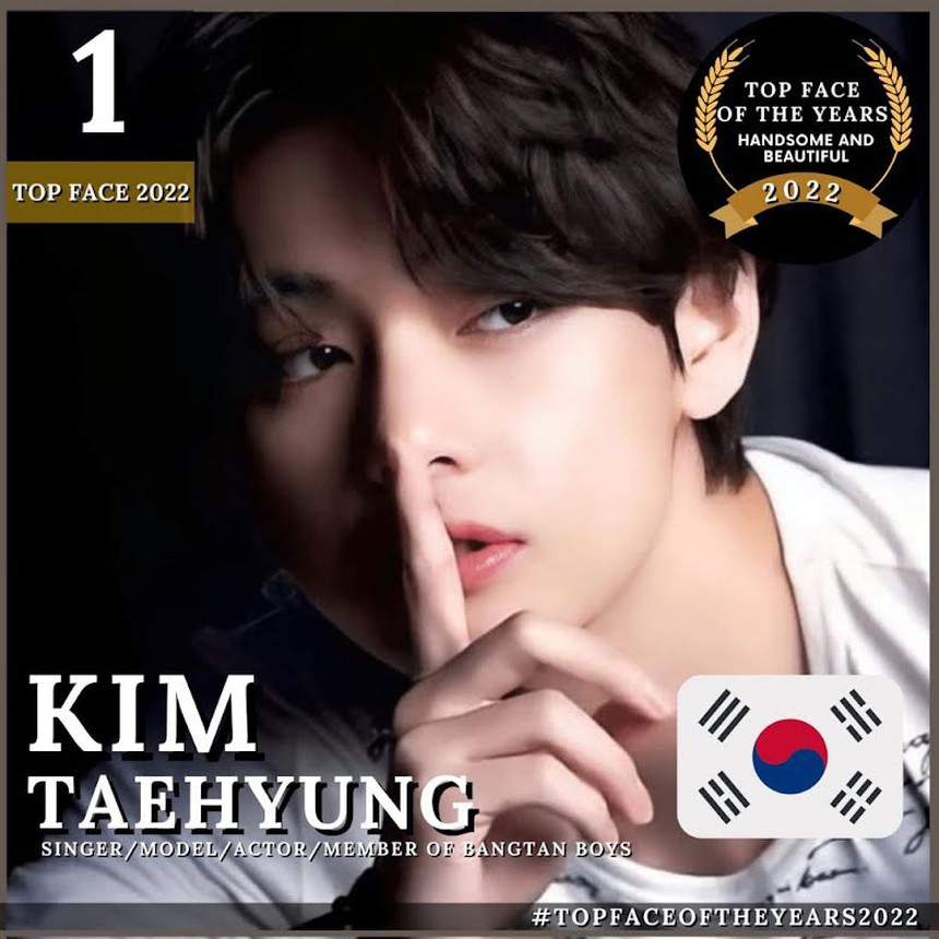 V BTS giành danh hiệu "Top Face Of 2022" cùng 10 thần tượng khác - Ảnh 4. V BTS giành danh hiệu "Top Face Of 2022" cùng 10 thần tượng khác - Ảnh 4.