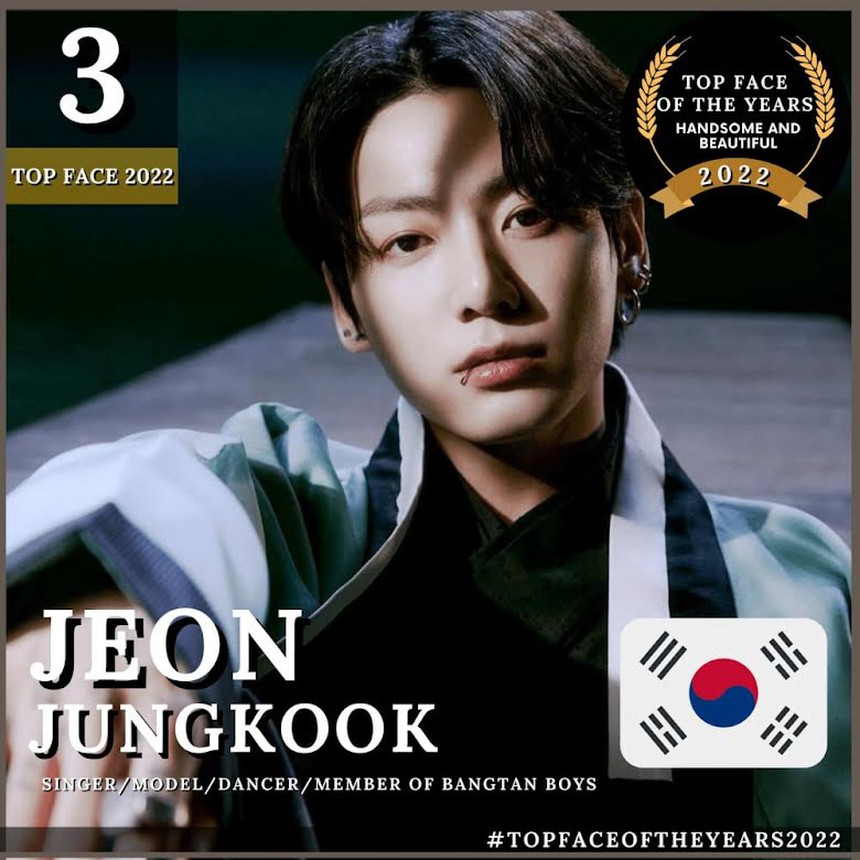 V BTS giành danh hiệu "Top Face Of 2022" cùng 10 thần tượng khác - Ảnh 6. V BTS giành danh hiệu "Top Face Of 2022" cùng 10 thần tượng khác - Ảnh 6.